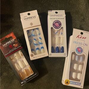 imPRESS and Kiss Press-On Nail Set